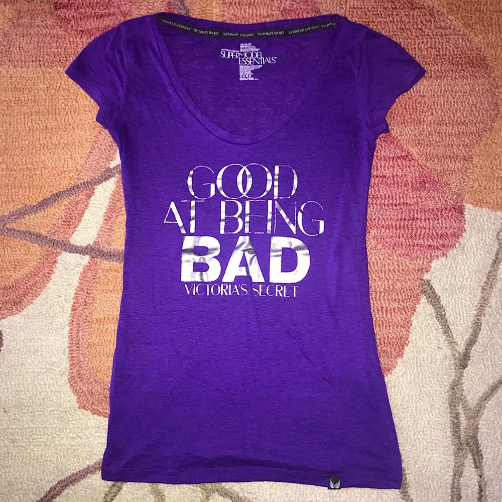 Victoria’s Secret “Good at Being Bad” Supermodel Essentials Tee Size XS